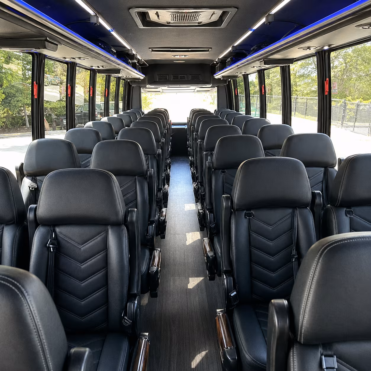 lodi event transportation on a private charter bus