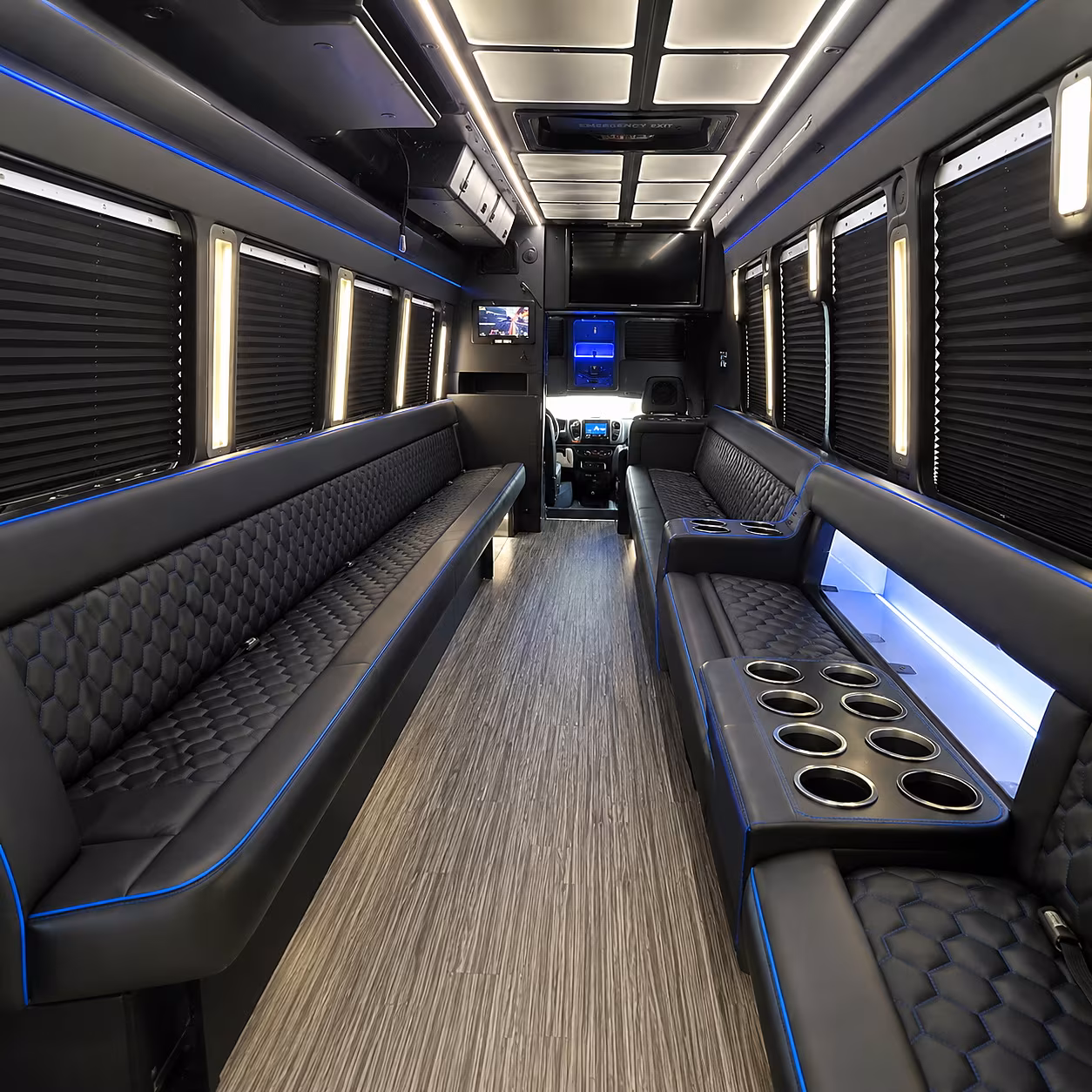 rancho cordova night on town party bus rental