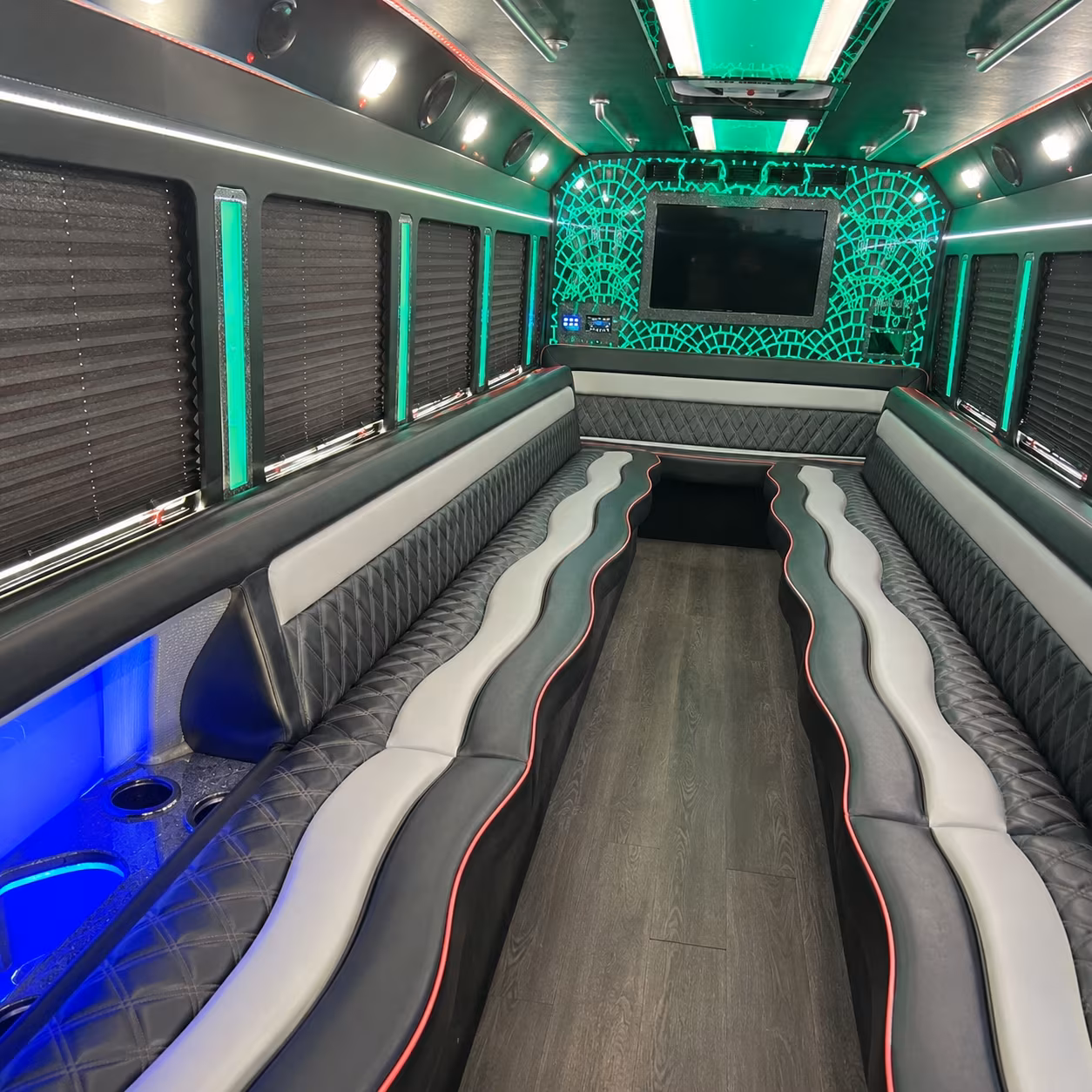 rancho cordova wedding party bus rental