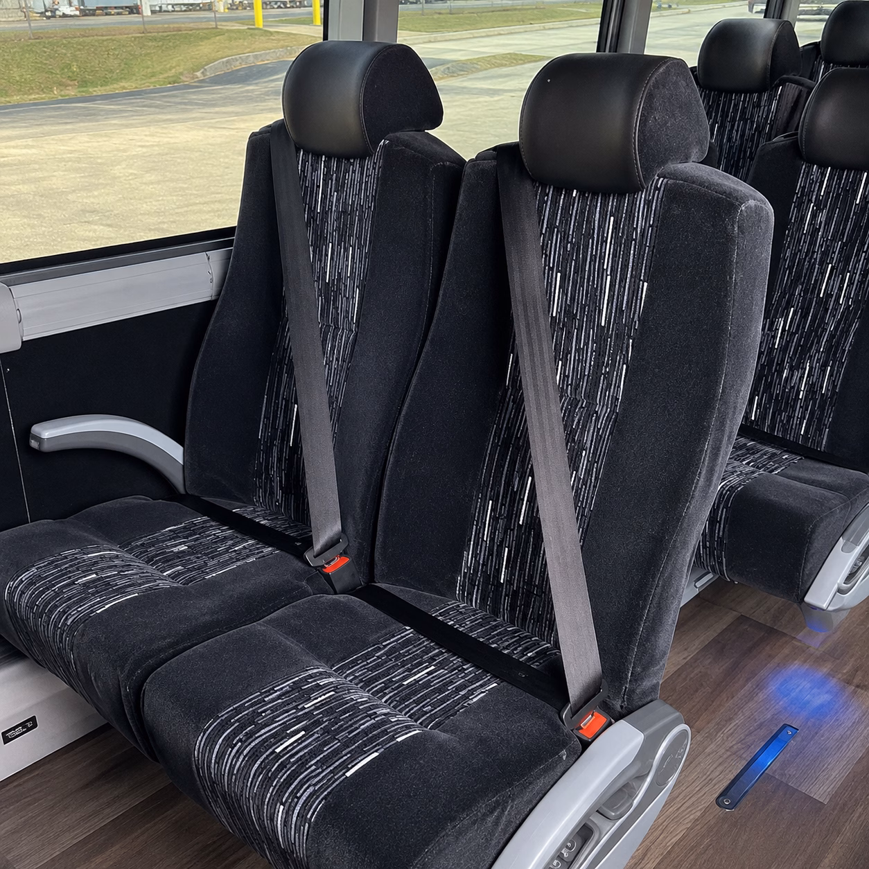 rancho cordova wedding transportation onboard seating